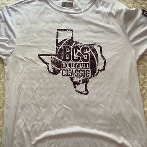White BCS Volleyball Classic Tshirt